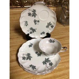 Vintage Royal Sealy Luncheon Plate and Tea Cup Set